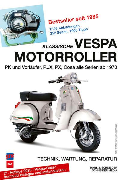 Klassische Vespa Motorroller