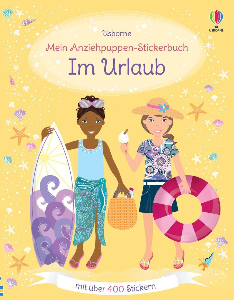 Mein Anziehpuppen-Stickerbuch: Im Urlaub