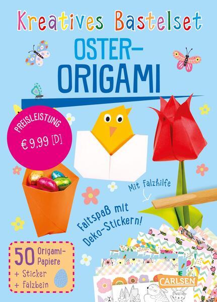 Bastelset für Kinder: Kreatives Bastelset: Oster-Origami