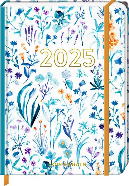 Kleiner Wochenkalender - Mein Jahr 2025 - Blumen weiß