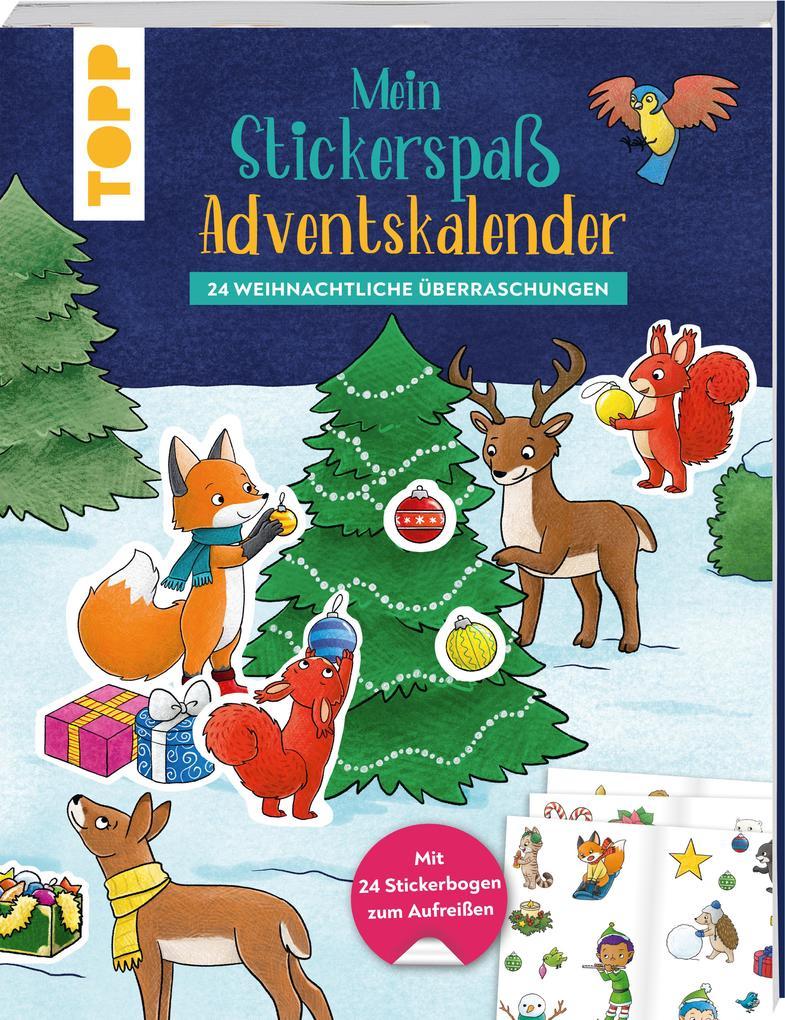 Stickerbuch-Adventskalender