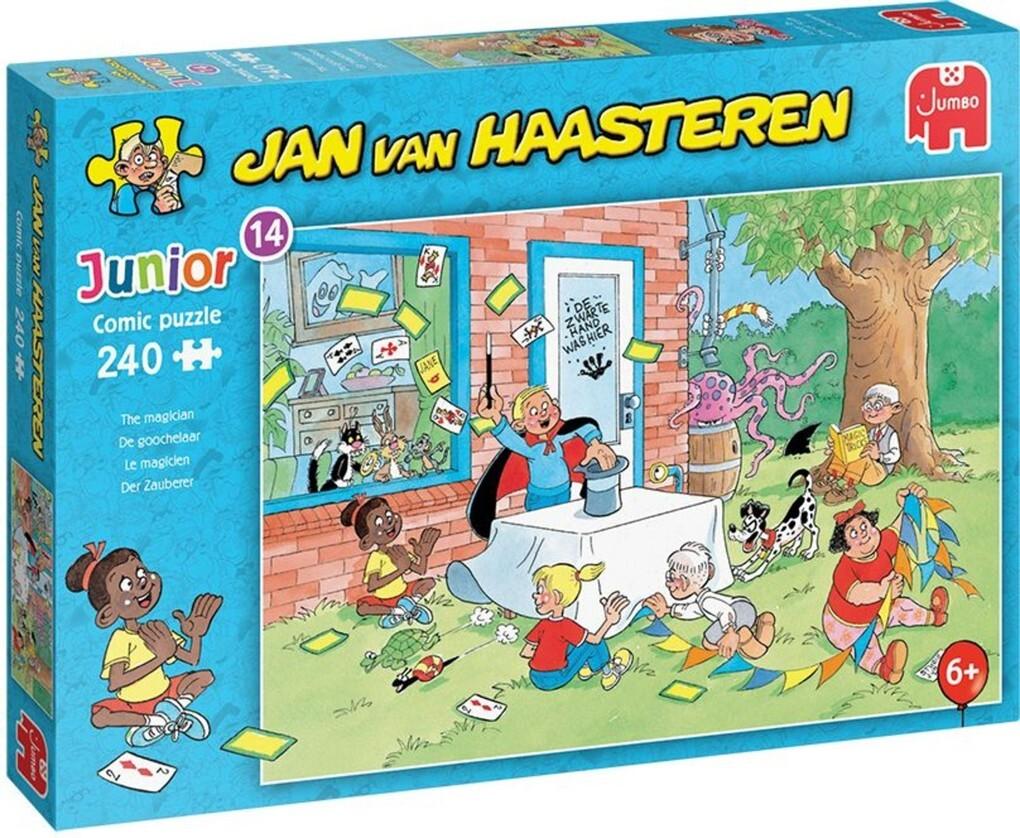 Jumbo 1110100035 - Jan van Haasteren Junior 14, Der Zauberer, Comic-Puzzle, 240 Teile