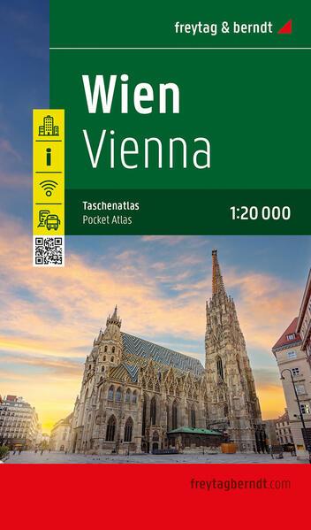 Wien, Taschenatlas 1:20.000, freytag & berndt