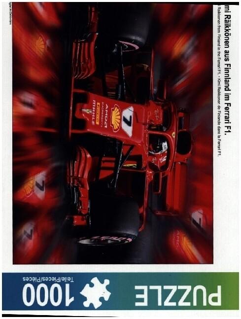 CALVENDO Puzzle Kimi Räikkönen aus Finnland im Ferrari F1. | 1000 Teile Lege-Größe 64x48cm Foto-Puzz