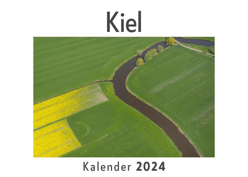 Kiel (Wandkalender 2024, Kalender DIN A4 quer, Monatskalender im Querformat mit Kalendarium, Das perfekte Geschenk)