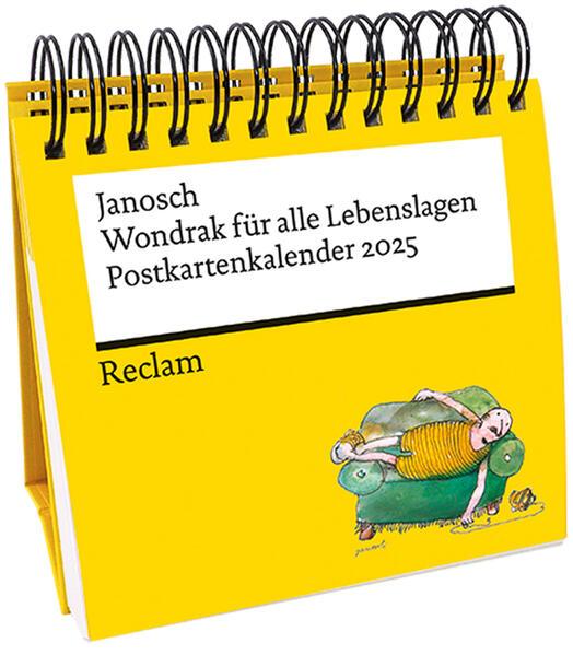 Janosch: 'Wondrak für alle Lebenslagen' (Postkartenkalender 2025) | Mit Zitaten und Illustrationen von Janosch