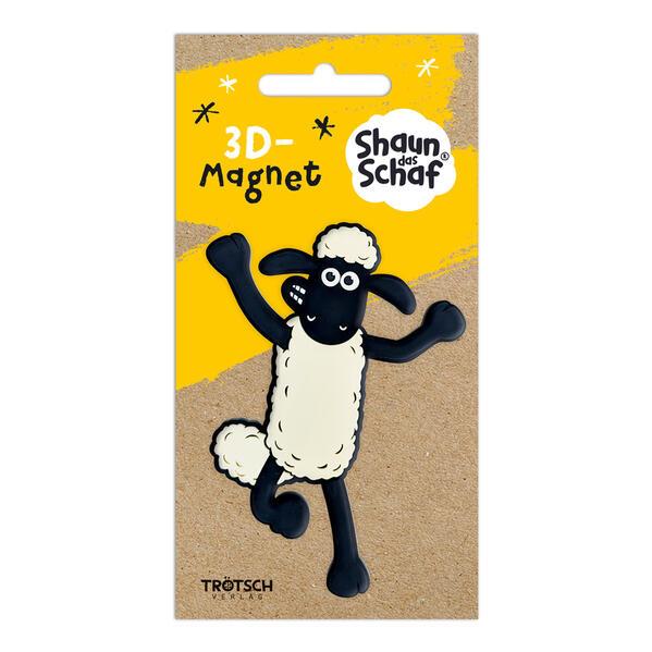 Trötsch Shaun das Schaf 3D-Magnet stehend