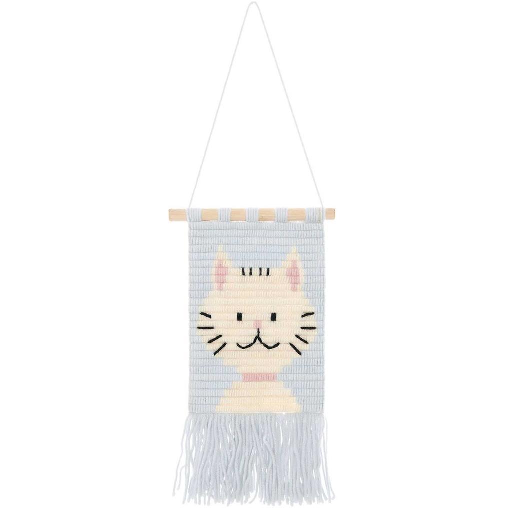 Longstitch Stickpackung Katze, 6-tlg, 18 x 30cm