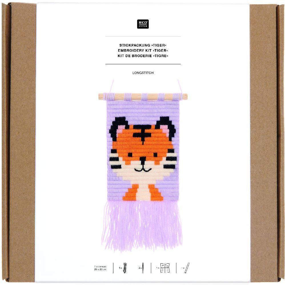 Longstitch Stickpackung Tiger