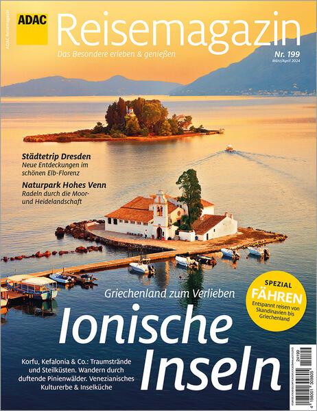 ADAC Reisemagazin mit Titelthema Ionische Inseln