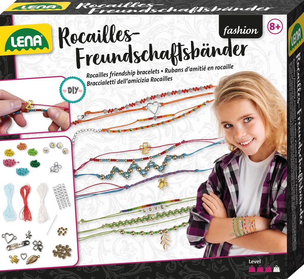 Lena - Rocailles Freundschaftsbänder, Faltschachtel