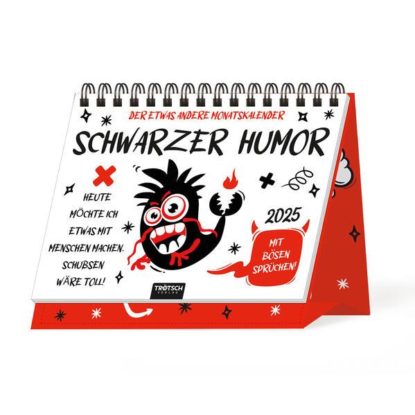 Trötsch Aufstellkalender Schwarzer Humor