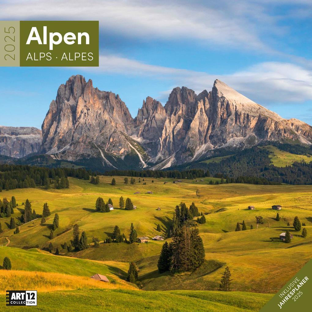 Alpen Kalender 2025 - 30x30