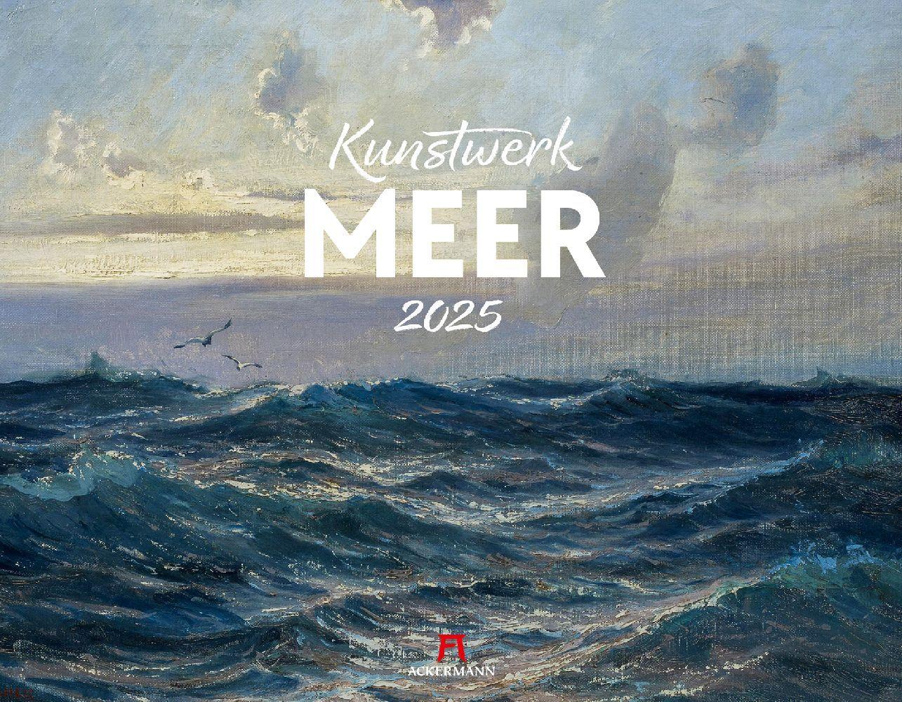 Kunstwerk Meer Kalender 2025