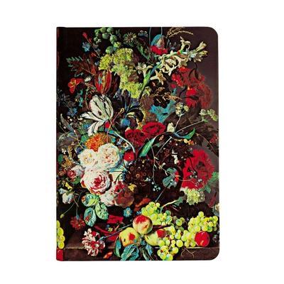 Paperblanks Van Huysum Still Life Burst Hardcover Mini Lined Elastic Band Closure 176 Pg 85 GSM