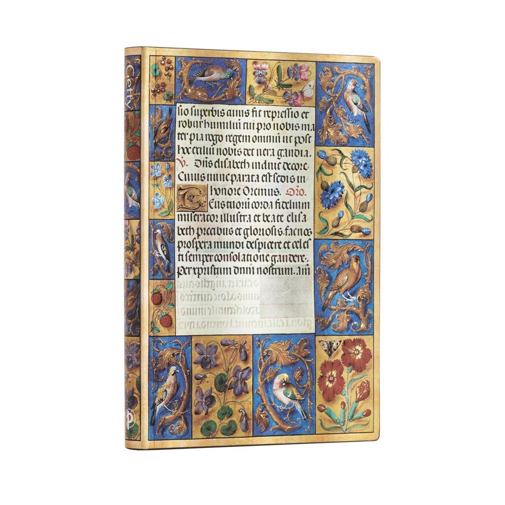 Paperblanks Spinola Hours Ancient Illumination Softcover Flexi MIDI Unlined Elastic Band Closure 176 Pg 100 GSM