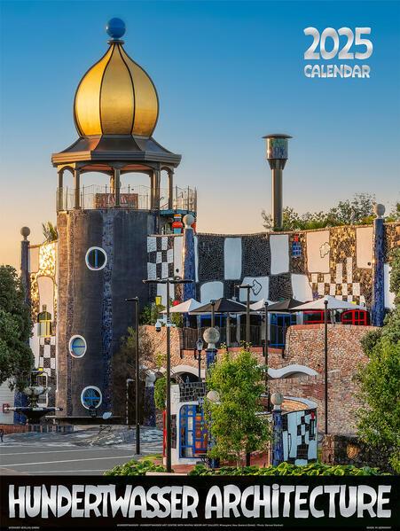 Großer Hundertwasser Architektur Kalender 2025