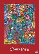 James Rizzi 2025 - Kunst-Kalender - Poster-Kalender - 50x70