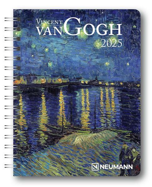 Vincent van Gogh 2025 - Diary - Buchkalender - Taschenkalender - 16,5x21,6