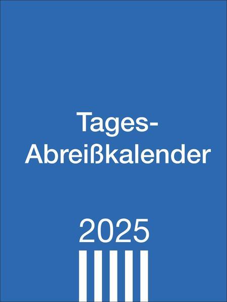 Tagesabreißkalender klein 2025