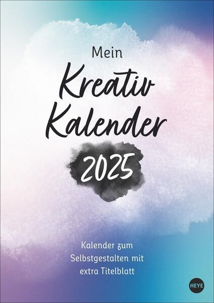 Kreativkalender Design A4 2025