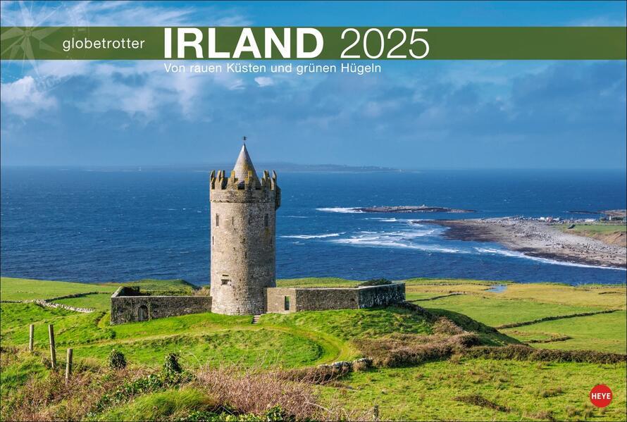 Irland Globetrotter Kalender 2025 - Von rauen Küsten und grünen Hügeln