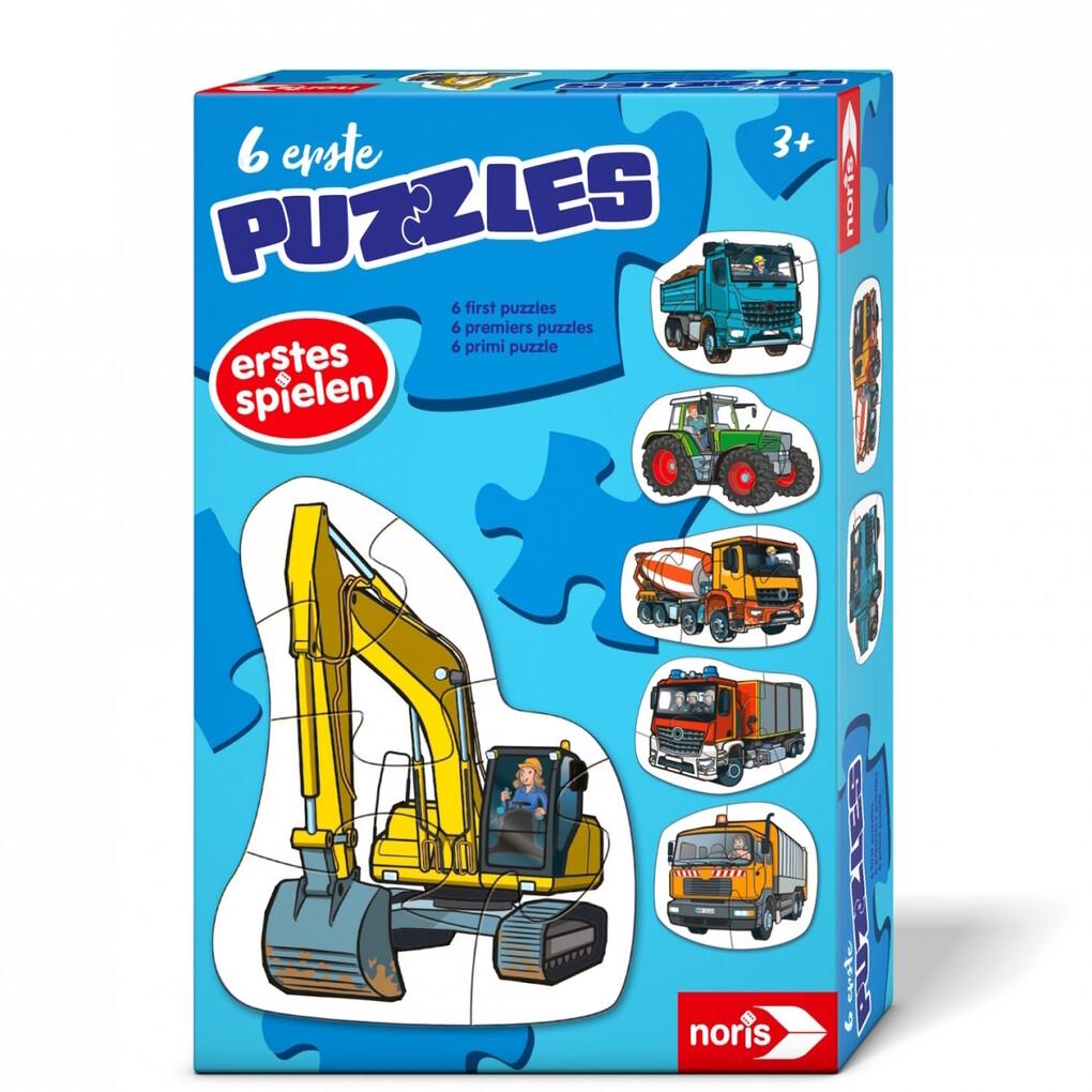 Noris Spiele - 6 erste Puzzles Fahrzeuge