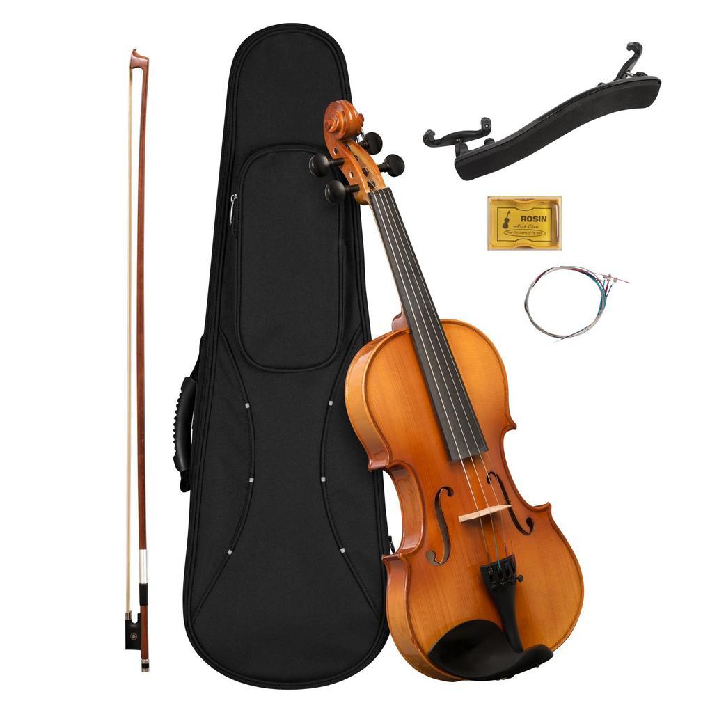 Violin Set 4/4 (incl. case black, bow, rosin)