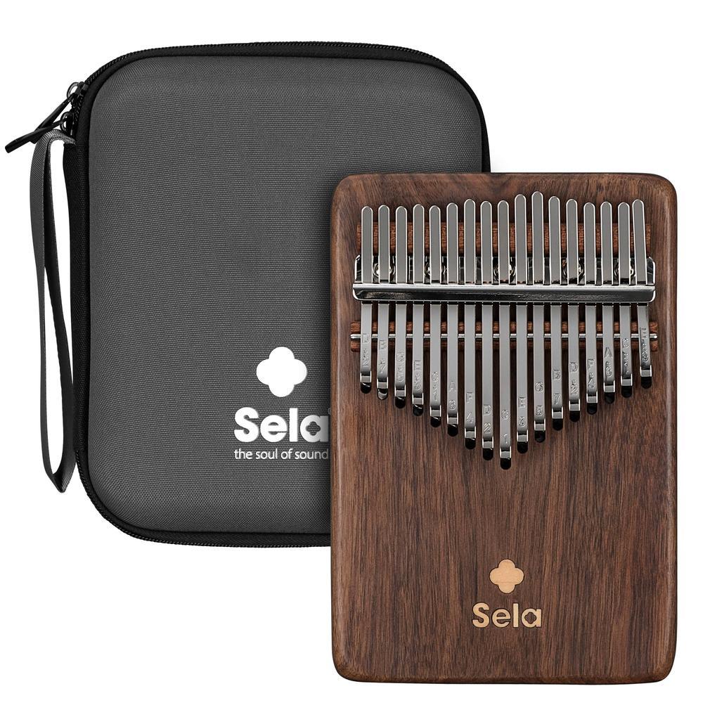 Sela Kalimba 17 Black Walnut Solid