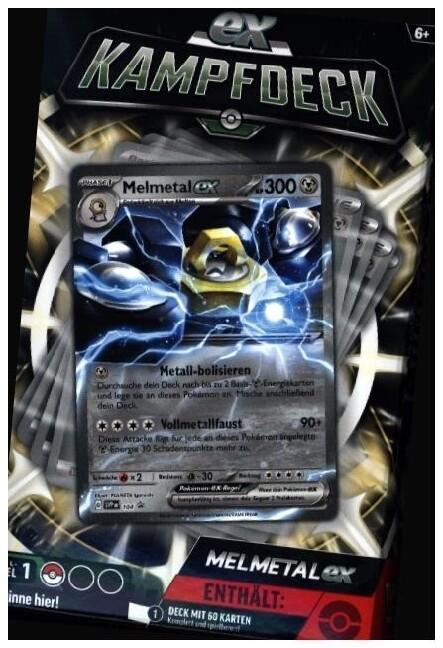 Pokémon TCG - EX-Kampfdeck Hundemon/Melmetal