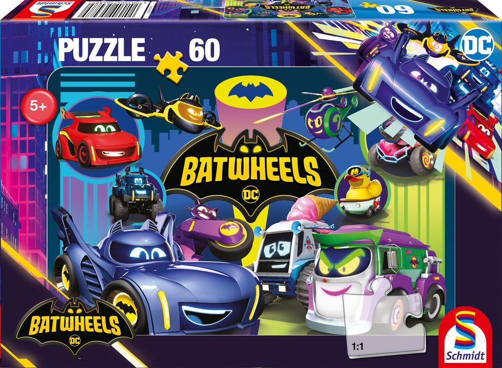 Schmidt Spiele - DC Batwheels: Batmobile gegen Legion der Düser, 60 Teile