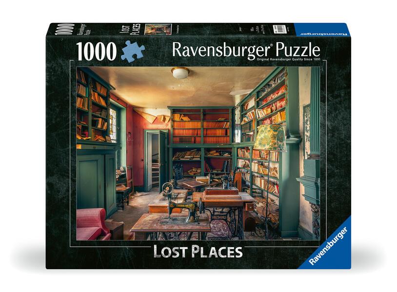 Ravensburger Puzzle - 12000180 Singer Library - Lost Places 1000 Teile