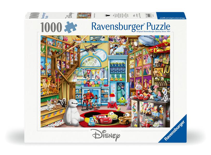 Ravensburger Puzzle 12000527 - Im Spielzeugladen - 1000 Teile Disney Puzzle für Erwachsene und Kinder ab 14 Jahren