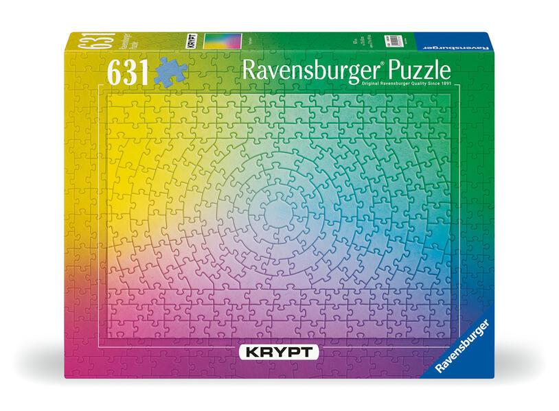 Ravensburger Puzzle 12000146 - Krypt Puzzle Gradient - Schweres Puzzle für Erwachsene und Kinder ab 14 Jahren, mit 631 Teilen