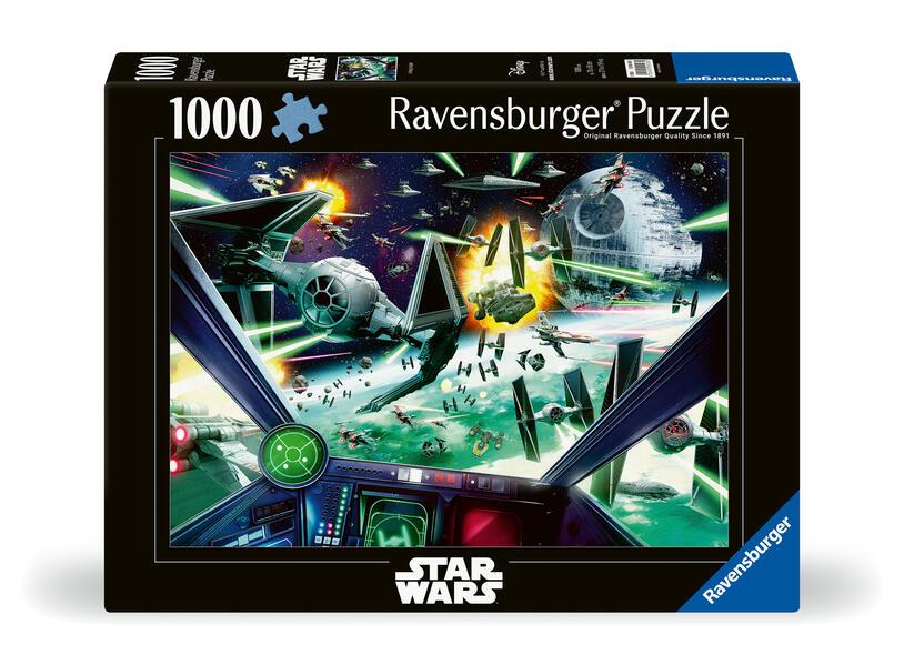 Ravensburger Puzzle 12000403 - Star Wars: X-Wing Cockpit - 1000 Teile Star Wars Puzzle für Erwachsene und Kinder ab 14 Jahren