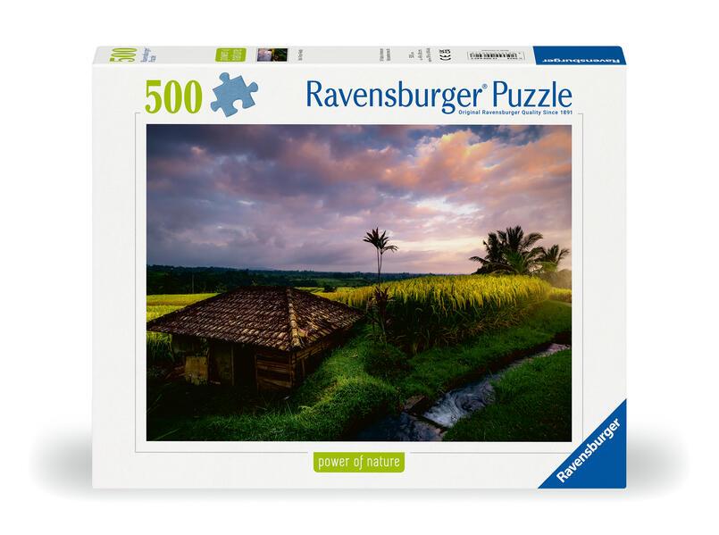 Ravensburger Puzzle Nature Edition 12000642 Reisfelder im Norden von Bali 500 Teile Puzzle