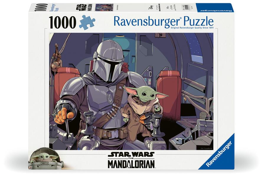 Ravensburger Puzzle 12000512 - The Mandalorian - 1000 Teile Star Wars Puzzle für Erwachsene und Kinder ab 14 Jahren