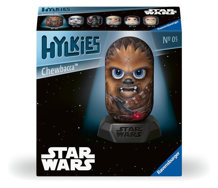 Ravensburger Hylkies: Die neue Sammelfigurenreihe zum selbst zusammenbauen. Figur #05 - Chewbacca - Für alle Star Wars Fans - Aufbauen, Verlieben, Sammeln