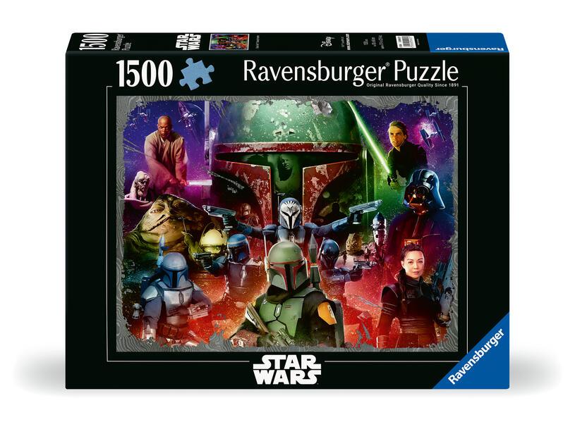 Ravensburger Puzzle 12000427 - Boba Fett: Bounty Hunter - 1500 Teile Star Wars Puzzle für Erwachsene und Kinder ab 14 Jahren