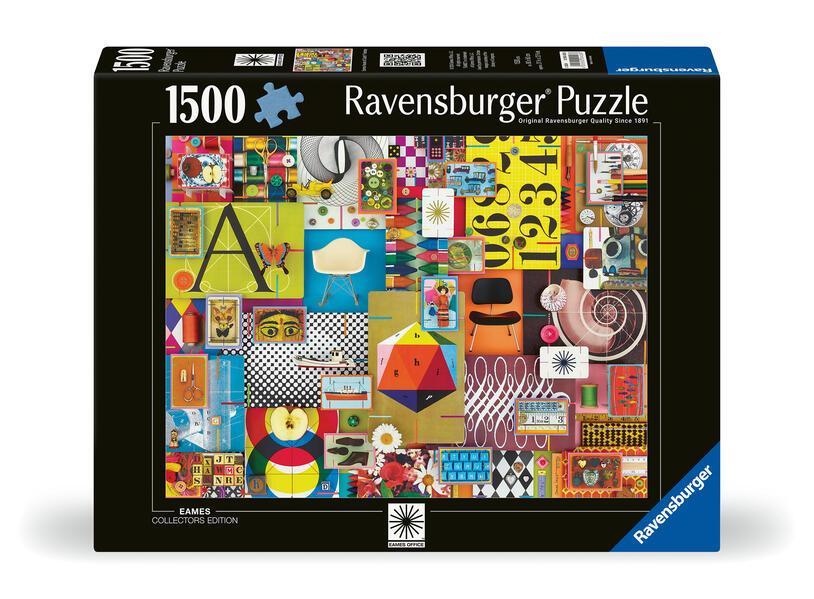 Ravensburger Puzzle 12000428 - Eames House of Cards - 1500 Teile Puzzle für Erwachsene und Kinder ab 14 Jahren