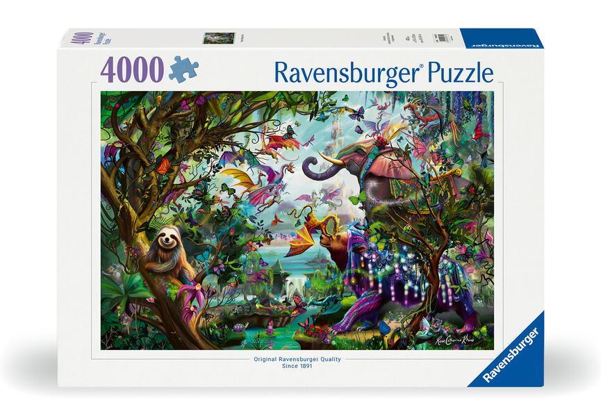 Ravensburger Puzzle 12000812 - Die Drachen der Tropen - 4000 Teile Puzzle für Erwachsene ab 14 Jahren