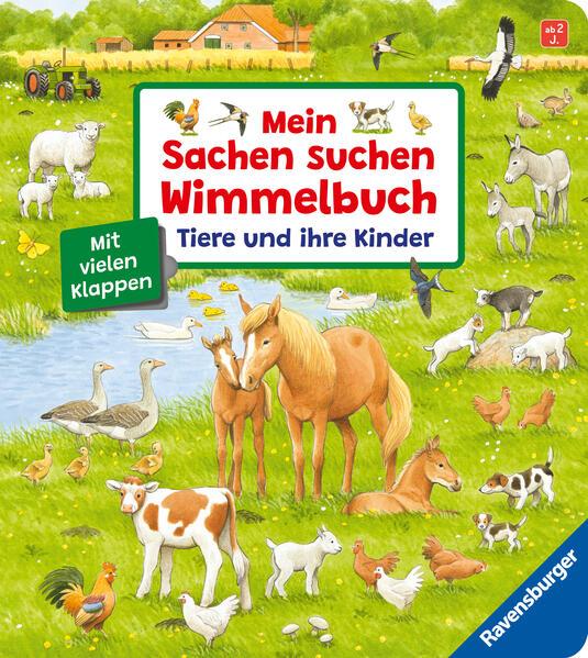 Mein Sachen suchen Wimmelbuch: Tiere und ihre Kinder