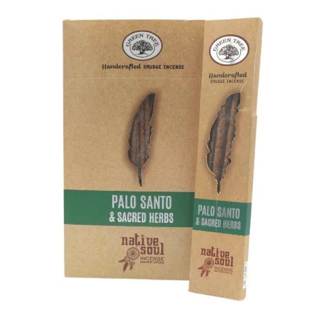 Räucherstäbchen Green Tree Native Soul Smudge "Palo Santo & Sacred Herbs" 15gr. (8 Sticks)