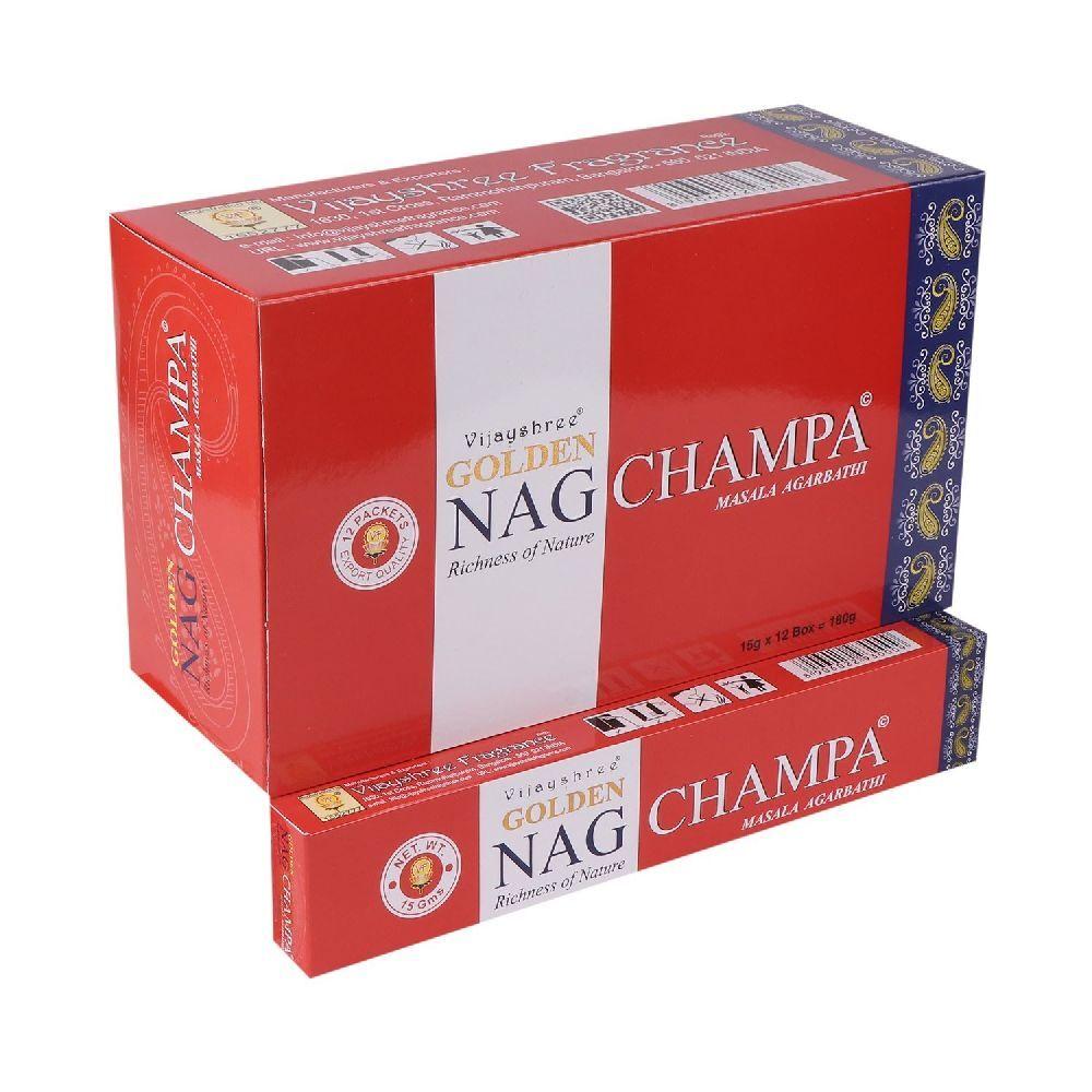 Räucherstäbchen Vijayshree "Golden Nag Champa" 15gr.