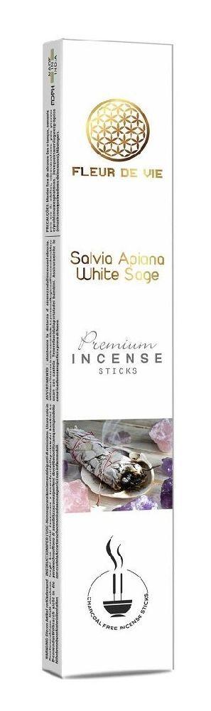 Räucherstäbchen Fleur de Vie "Salvia Apiana White Sage" Premium Sticks 16gr