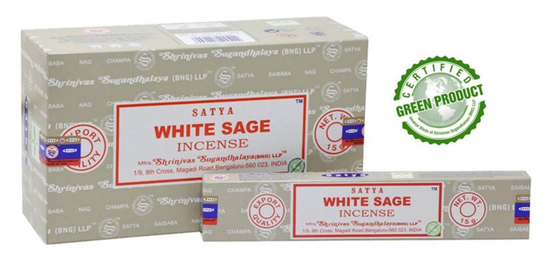 Räucherstäbchen Satya Sai Baba "White Sage" 15gr