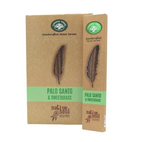 Räucherstäbchen Green Tree Native Soul Smudge "Palo Santo & Sweet Grass" 15gr. (8 Sticks)