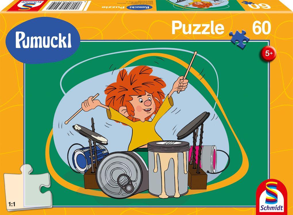 Schmidt Spiele - Pumuckl: Pumuckl spielt Schlagzeug, 60 Teile