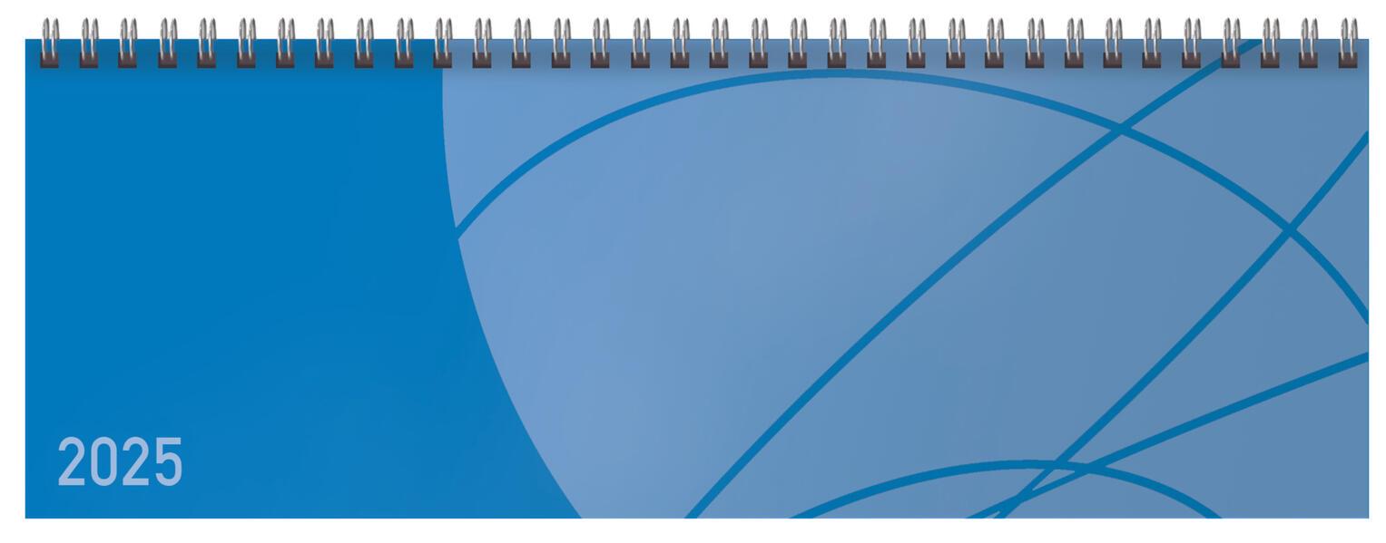 Tischkalender quer Professional Colourlux 2025 blau