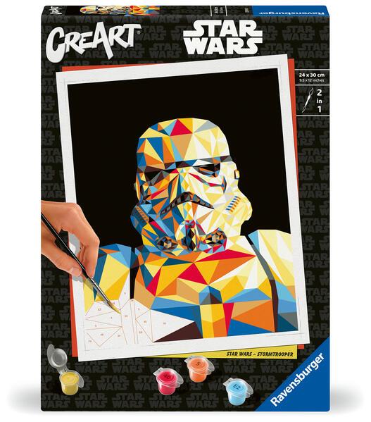 Ravensburger CreArt - Malen nach Zahlen 23895 - Star Wars - Stormtrooper - ab 12 Jahren